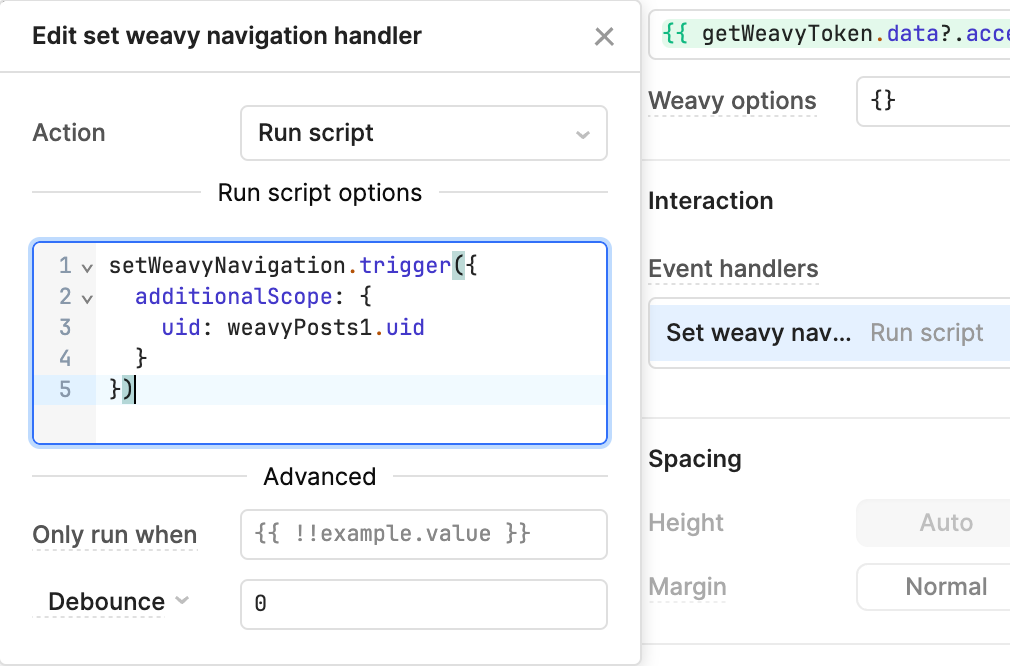 Retool event navigation handler